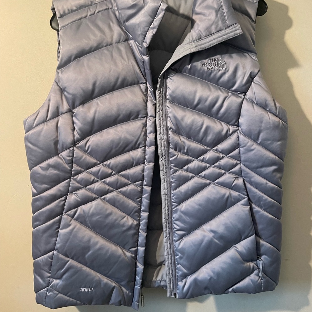 The North Face Gray Puffer Vest